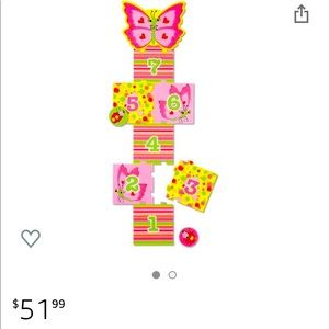 Melissa and Doug Bella Butterfly Hopscotch set, new